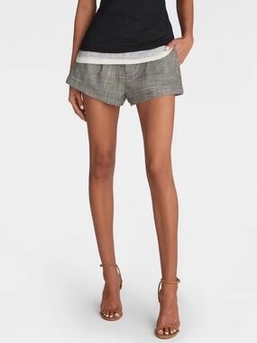 Gray Plaid Women’s Shorts